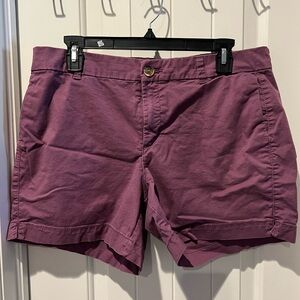 Old Navy Purple Bermuda Shorts Cotton Blend